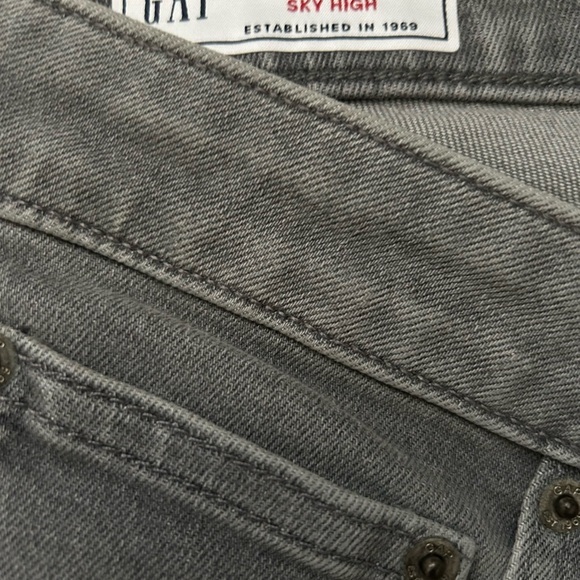Gap Vintage slim sky-high, grey gray jeans, womens size 35 / 20 R New with tags - Picture 9 of 10